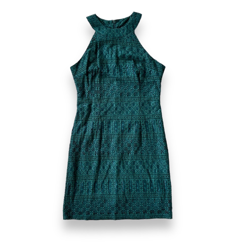 Lulu’s Women’s Green Lace Halter Dress Size M
